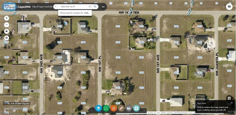 1903 Northwest 1st Place, Cape Coral, FL 33993 for Sale