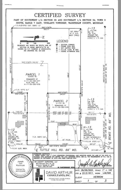 7777 TUTTLE HILL RD, Ypsilanti, MI 48197 Land For Sale  MLS# 24004602