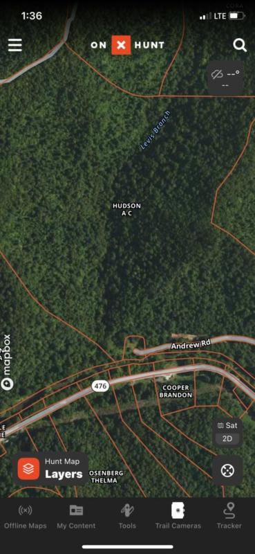 1 RUSSELL BRANCH RD, Clayhole, KY 41317 Land For Sale  MLS# 24001446