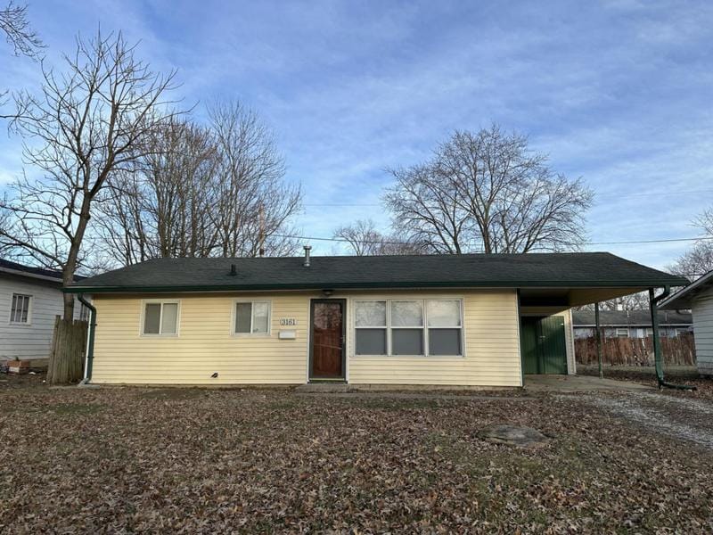 3161 SHICK DR, Indianapolis, IN 46218 Single Family Residence For Sale  MLS# 21961830