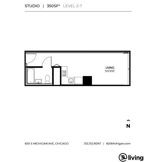 Rental listing in West Loop, Downtown. Contact the landlord or property manager direct about rental.
