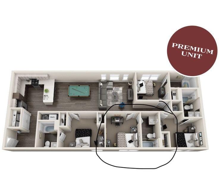 Furnished Tampa, Hillsborough (Tampa) room for rent in 1 Bedroom, Apartment for 1165 per month. Room ID 4739224