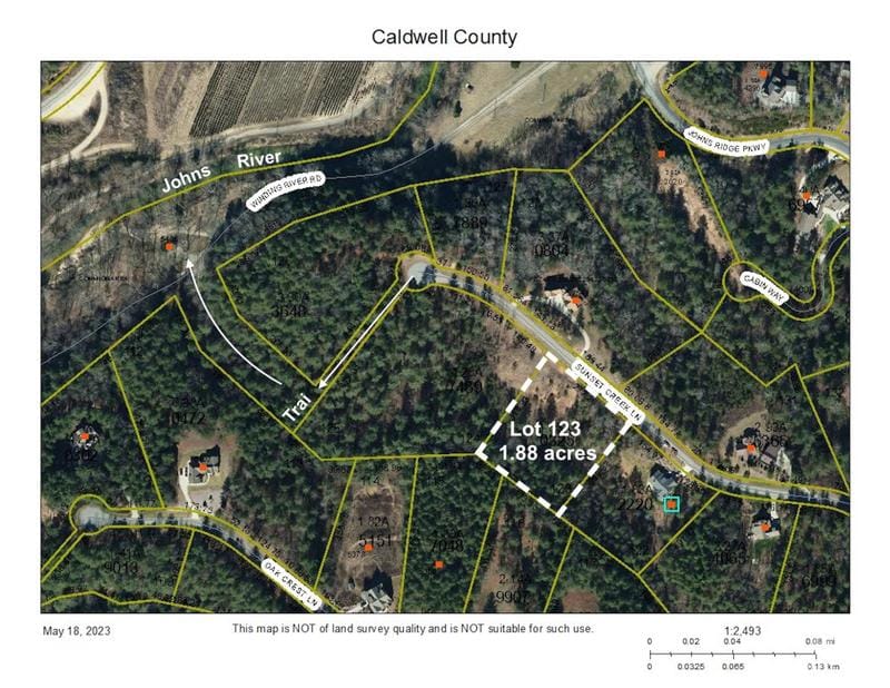 1.88-acres Lot 123 Sunset Creek Lane, Unit LOT 123, Lenoir, NC 28645 for Sale