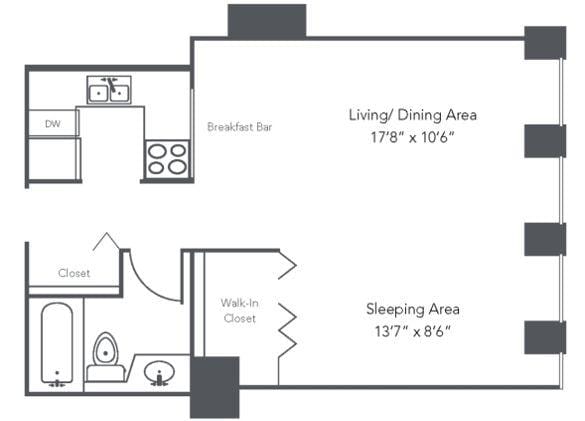 Rental listing in Near North, Downtown. Contact the landlord or property manager direct about rental.