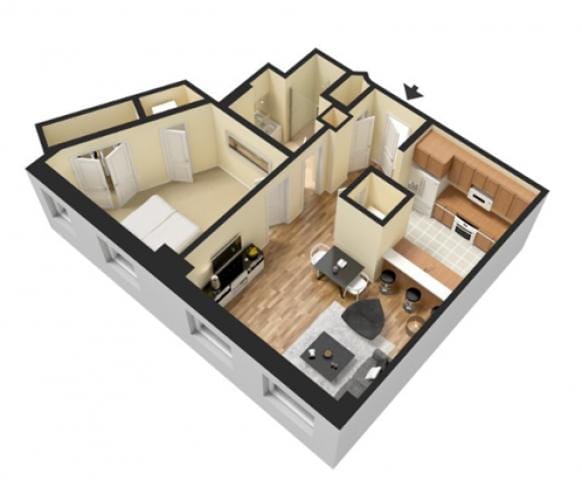 2Bed/1Bath  Flats at Professional Arts Building for Sale