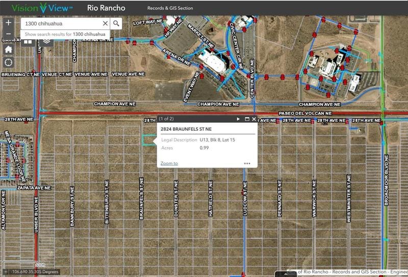 Rio Rancho, Sandoval County, NM Undeveloped Land, Homesites for sale Property ID: 418720218
