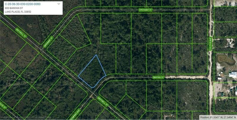 800 BANYAN ST, Lake Placid, FL 33852 Land For Sale  MLS# 300998