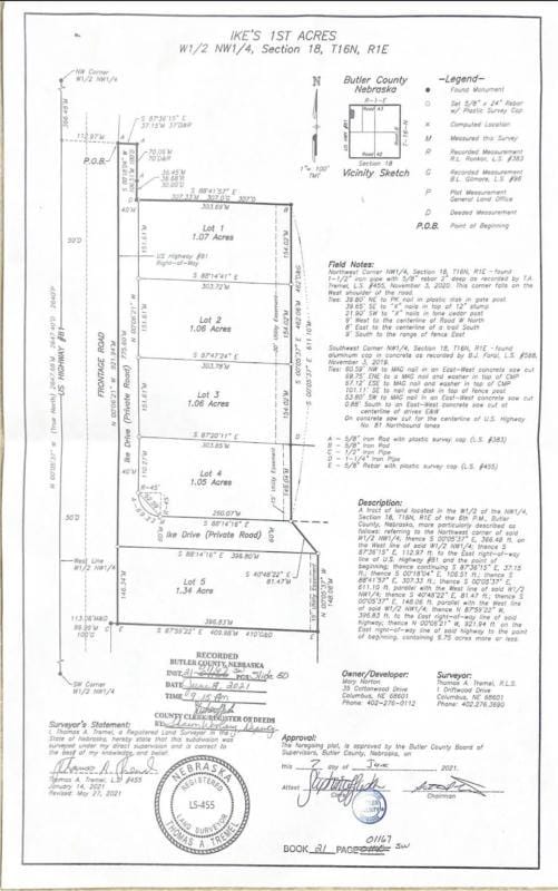4286 A RD, COLUMBUS, NE 68601 Land For Sale  MLS# 2021523