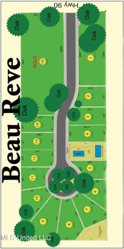 LOT 8 BEAU REVE , Pass Christian, MS 39571 Land For Sale  MLS# 4048737