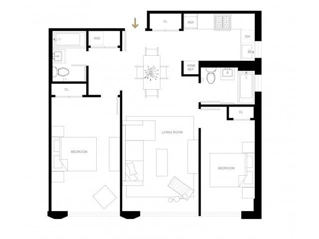 2 bedroom in Manhattan NY 10011 for Rent