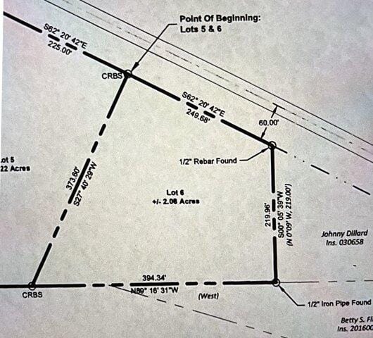 Plot For Sale In Baldwyn, Mississippi