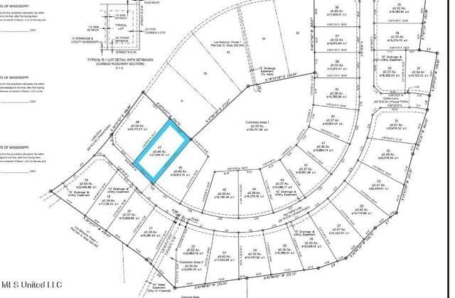 Plot For Sale In Flowood, Mississippi