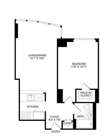 1 bedroom in Manhattan NY 10001 for Rent