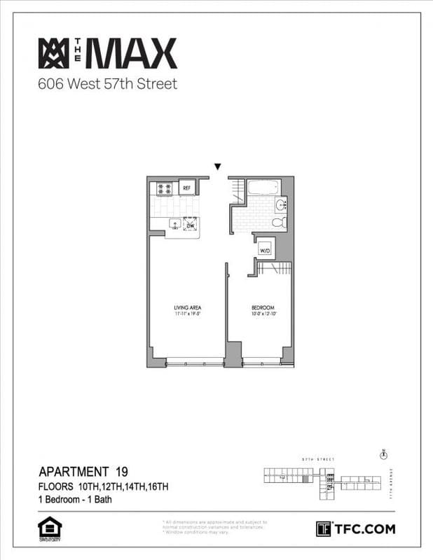 1 bedroom in Manhattan NY 10019 for Rent