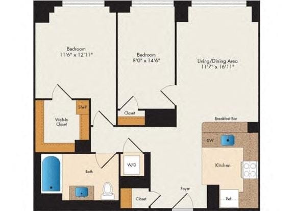 15 Bank Apartments - Hawthorne - 2 Bed 1 Bath for Rent