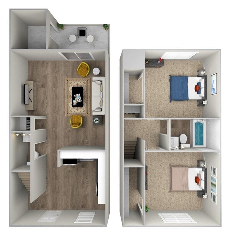 Crystal Lakes Apartments - Renovated Redbud for Rent
