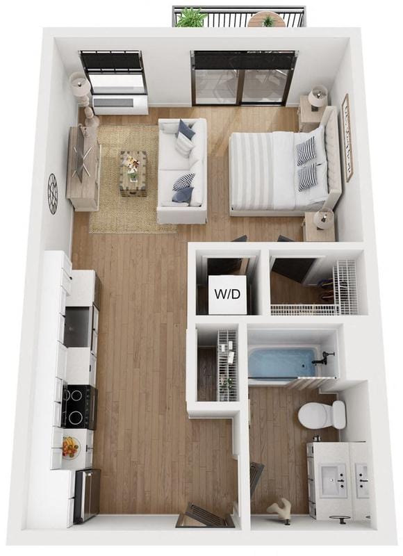 The Reeve Lakeside - PLAN A1 for Rent