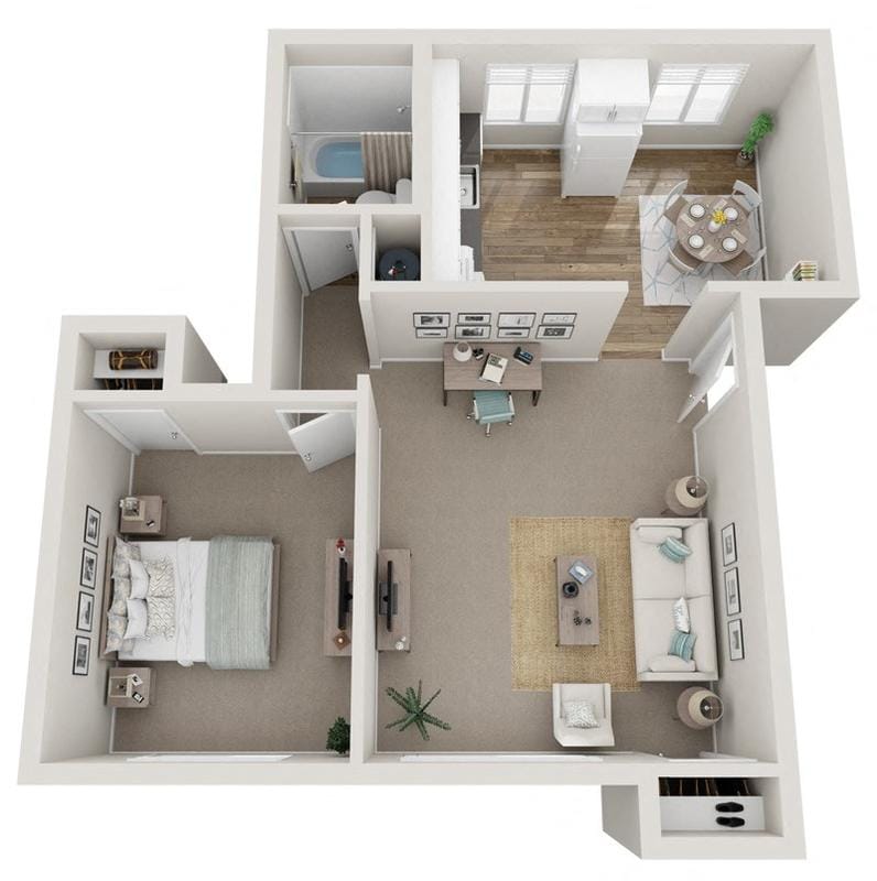 Woodhaven - 1x1 for Rent