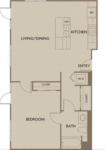 Theatre Square Apartments - One Bedroom (Industrial Lofts) for Rent