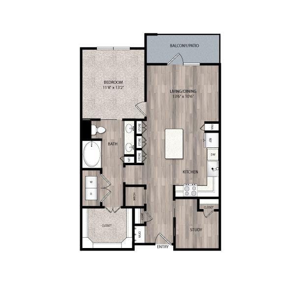 The Edison at Frisco - A5 with Study for Rent