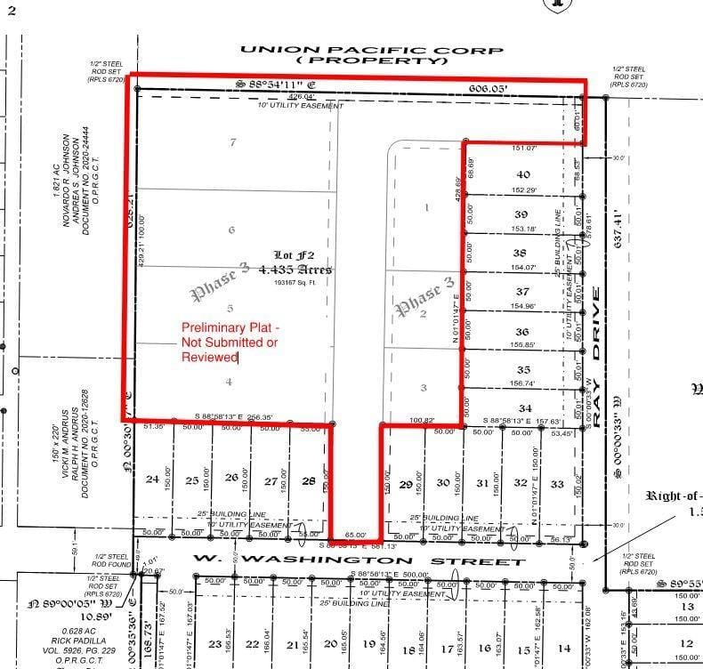 TBD W Washington Dr, Denison, TX 75020 for Sale