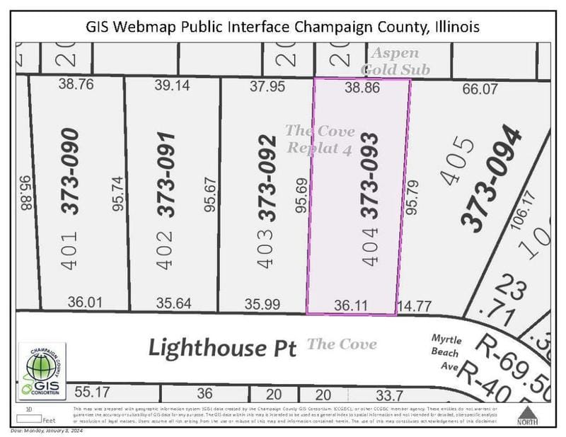 3704 LIGHTHOUSE POINTE, Champaign, IL 61822 Land For Sale  MLS# 11958379