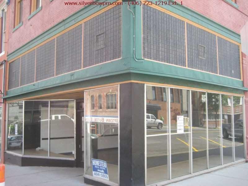 Butte, MT - Retail Storefront - $700.00  129 North Main St for Sale