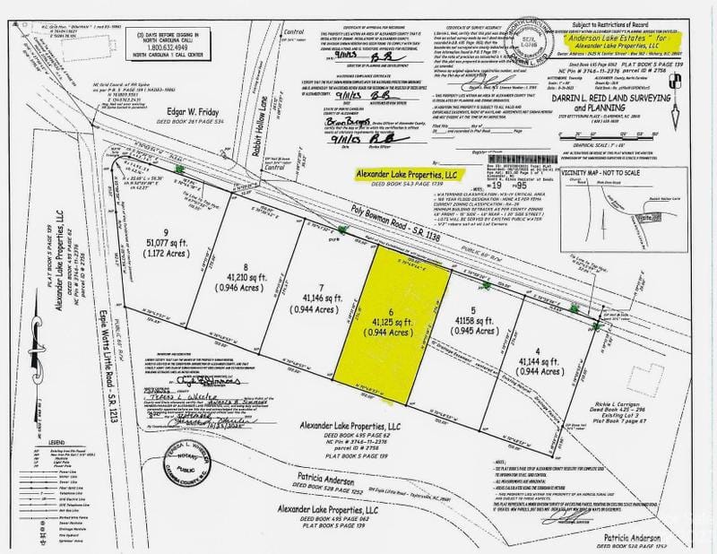 Taylorsville, Alexander County, NC Undeveloped Land, Homesites for sale Property ID: 417716640