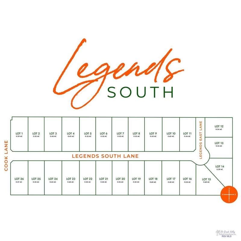Lot 2 LEGENDS SOUTH LN, HARLINGEN, TX 78552 for Sale