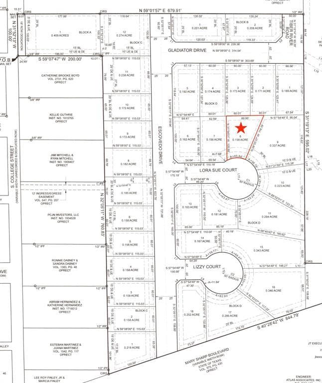 Lot 8 Block D Lora Sue Court, Italy, TX 76651 for Sale