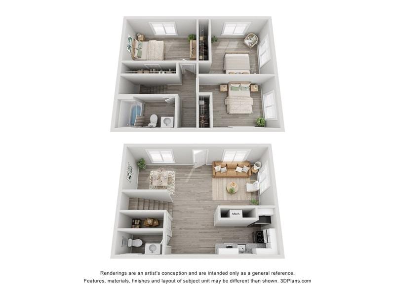 Balfour Chastain - THREE BEDROOM TOWNHOME for Rent