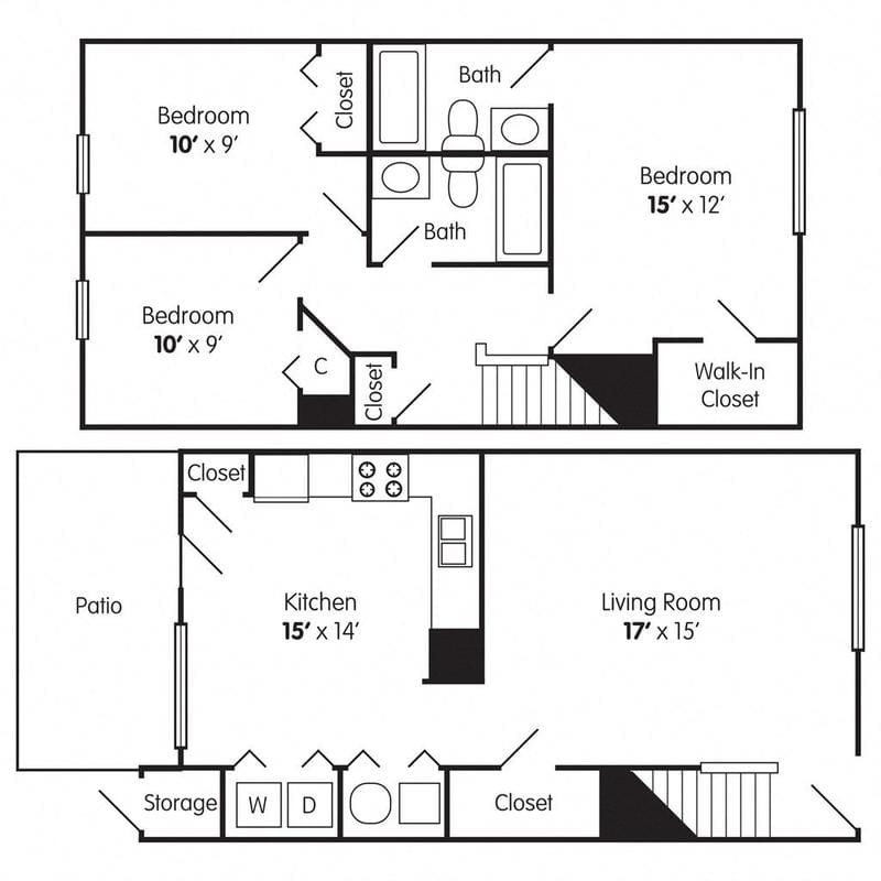Bethabara Pointe - 3 Bedroom Townhome for Rent