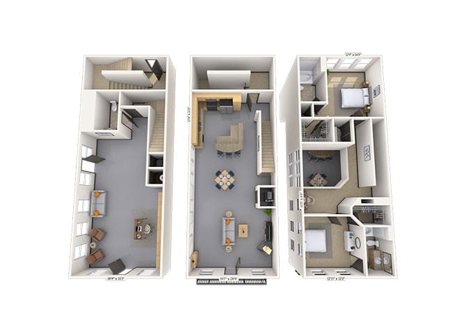 MAA Baldwin Park - Townhome 2x2. SF for Rent