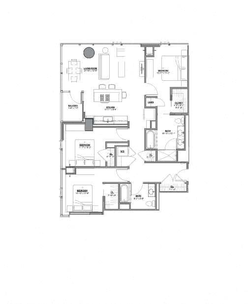 3 Bedroom 2 Bath In Chicago IL 60610 for Rent