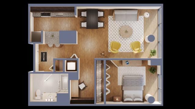 1 Bedroom 1 Bath In Chicago IL 60642 for Rent