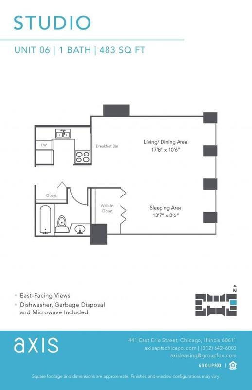 0 Bedroom 1 Bath In Chicago IL 60611 for Rent