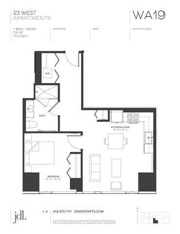 1 Bedroom 1 Bath In Chicago IL 60654 for Rent