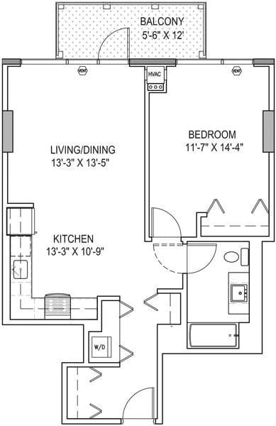 1 Bedroom 1 Bath In Chicago IL 60605 for Rent