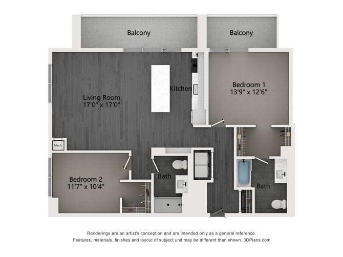 2 Bedroom 2 Bath In Chicago IL 60607 for Rent