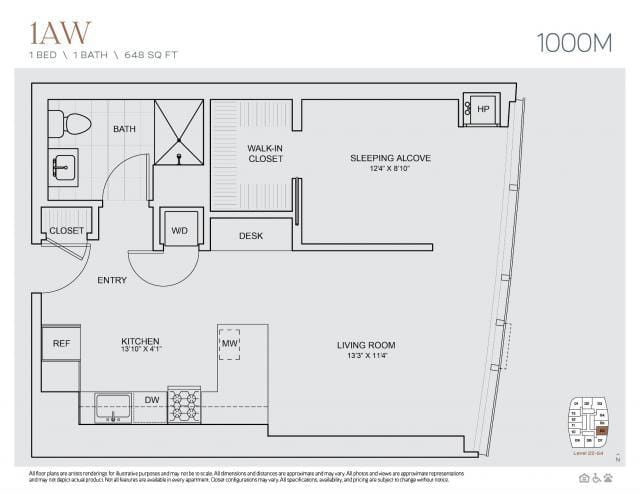 1 Bedroom 1 Bath In Chicago IL 60605 for Rent