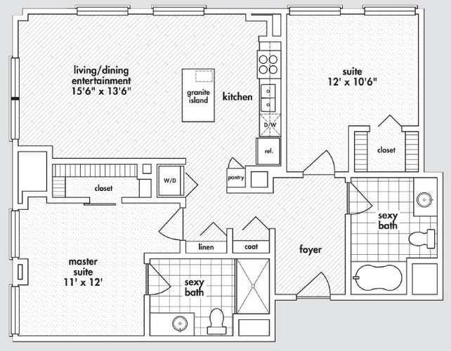 2 Bedroom 2 Bath In Chicago IL 60601 for Rent