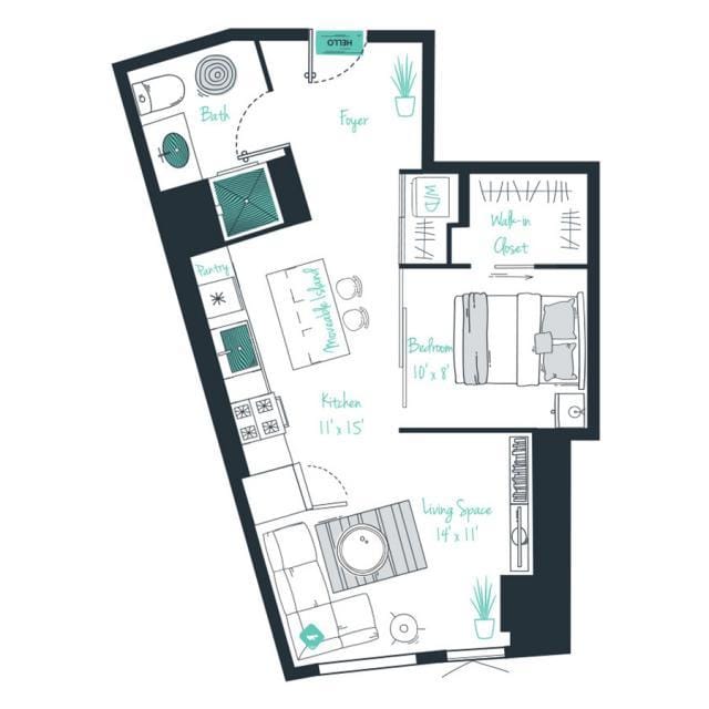 0 Bedroom 1 Bath In Evanston IL 60201 for Rent