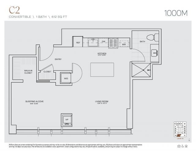 0 bedroom in Chicago IL 60605 for Rent