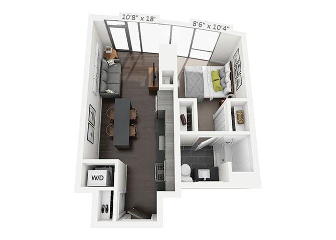 1 Bedroom 1 Bath In Chicago IL 60661 for Rent