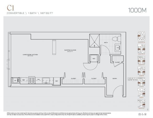 0 Bedroom 1 Bath In Chicago IL 60605 for Rent