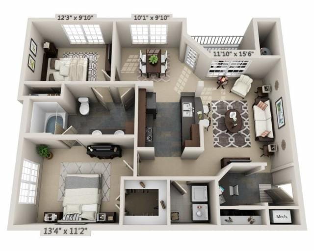 2 bedroom in Tewksbury MA 01876 for Rent