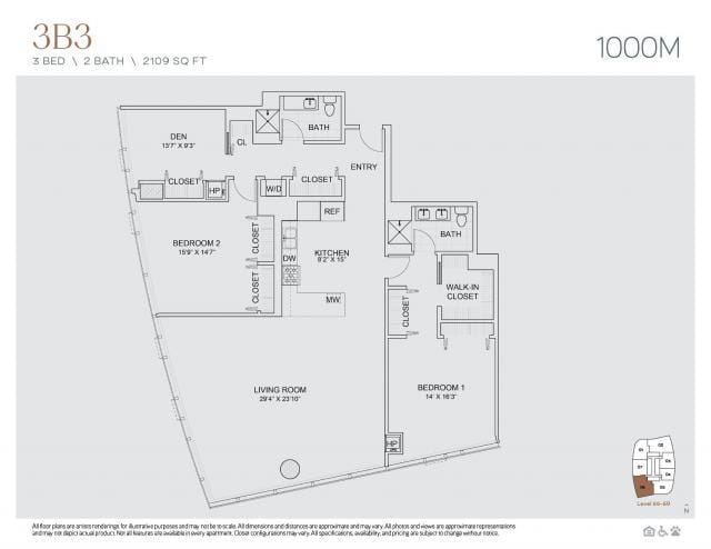 3 bedroom in Chicago IL 60605 for Rent
