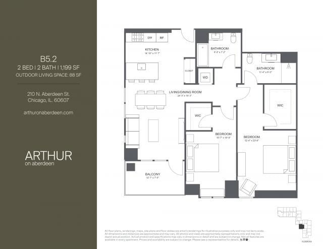 2 Bedroom 2 Bath In Chicago IL 60607 for Rent