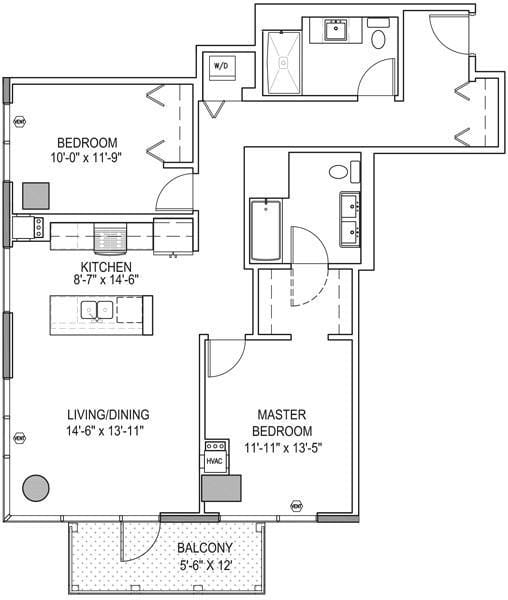 2 Bedroom 2 Bath In Chicago IL 60605 for Rent