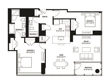 2 Bedroom 2 Bath In Chicago IL 60605 for Rent